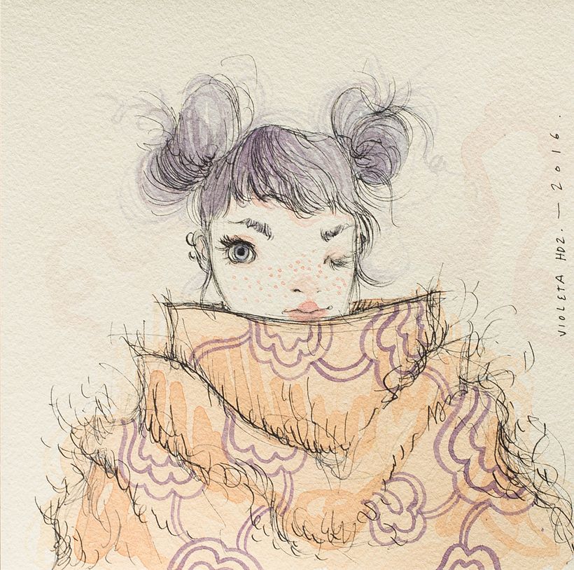 Nuevo proyectoHabitante: 70 small drawings.  67