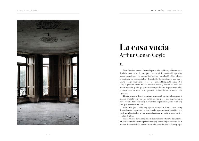 Proyecto de microtipografía - Editorial Design