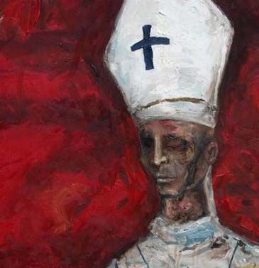 Pederastia en la Iglesia: Pintura sobre abuso sexual infantil /Luis Vargas Santa Cruz 1