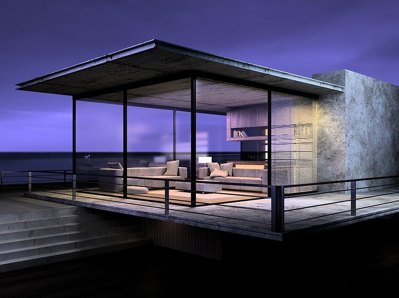Pruebas en Arquitectura Exterior - 3D