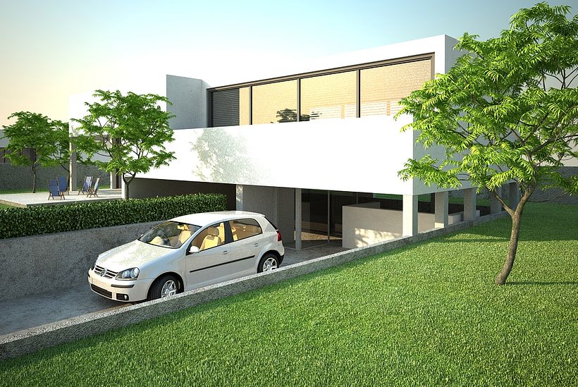 Pruebas en Arquitectura Exterior - 3D