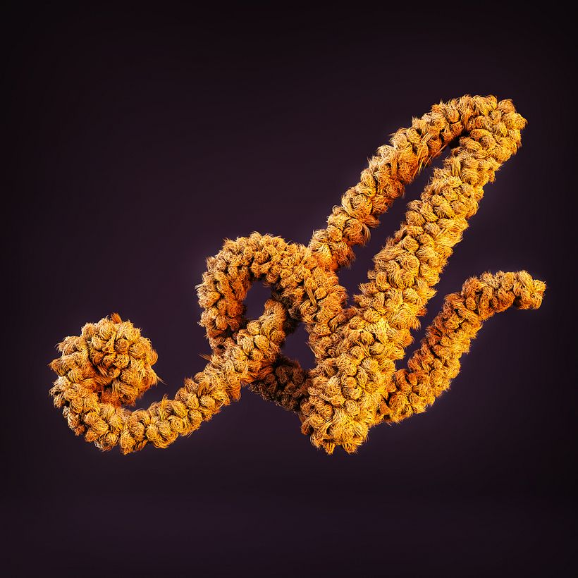 Mi Proyecto del curso: Lettering 3D: modelado y texturizado con Cinema 4D 2