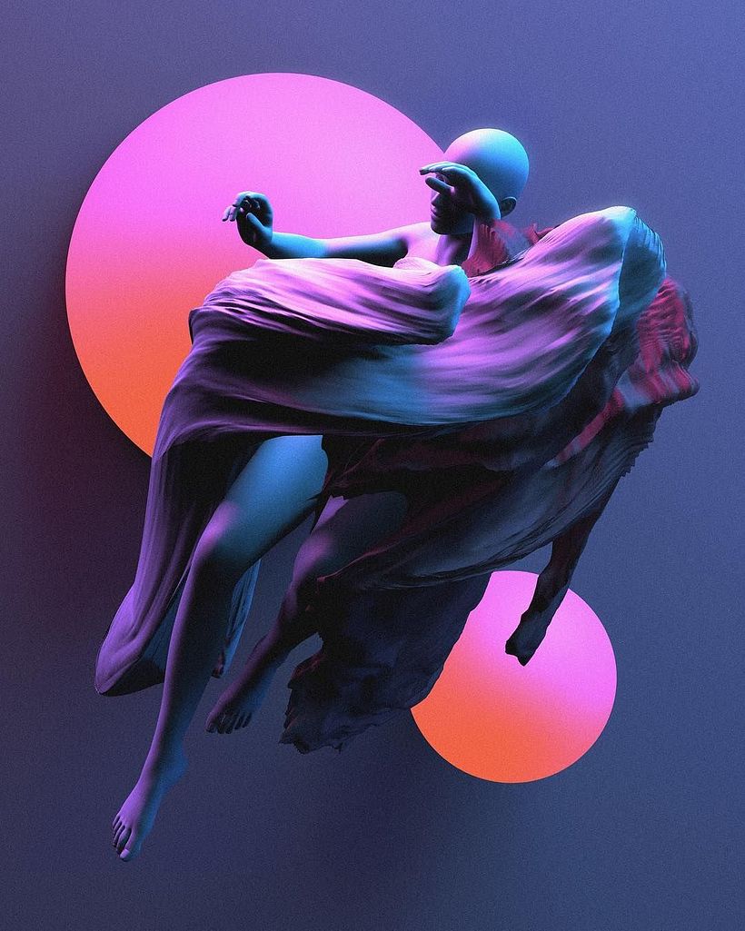 Aeforia crea increíbles piezas de arte arte digital solamente con su iPhone 8