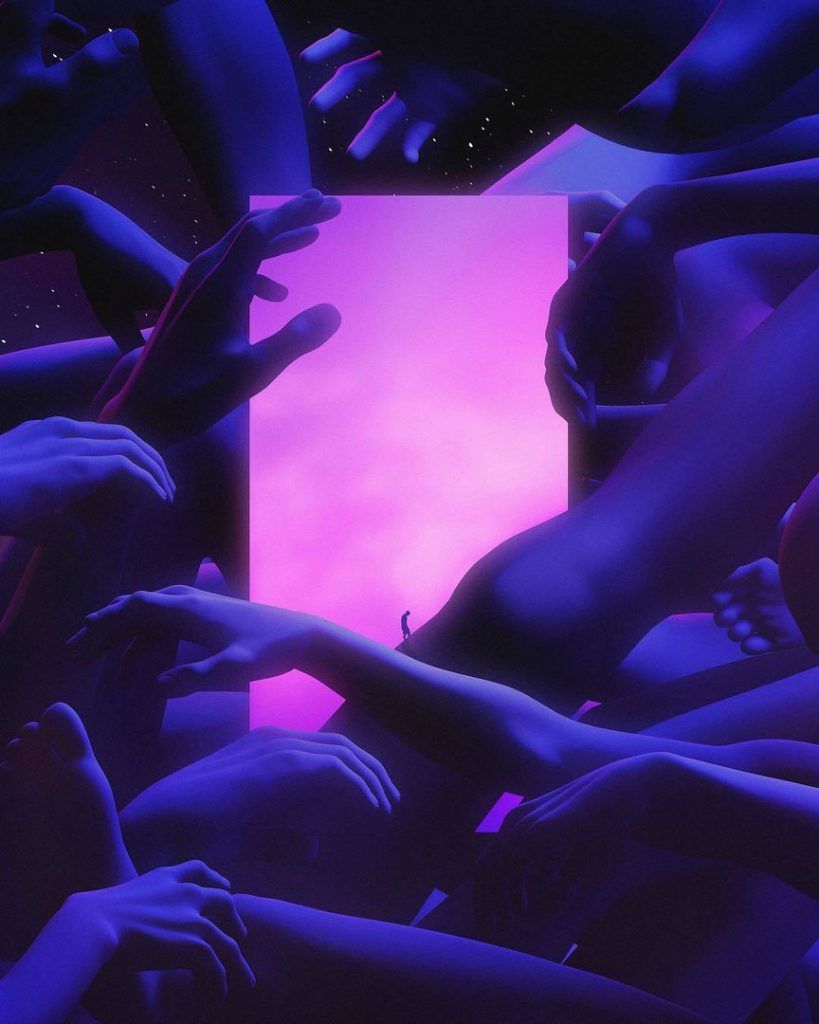 Aeforia crea increíbles piezas de arte arte digital solamente con su iPhone 10