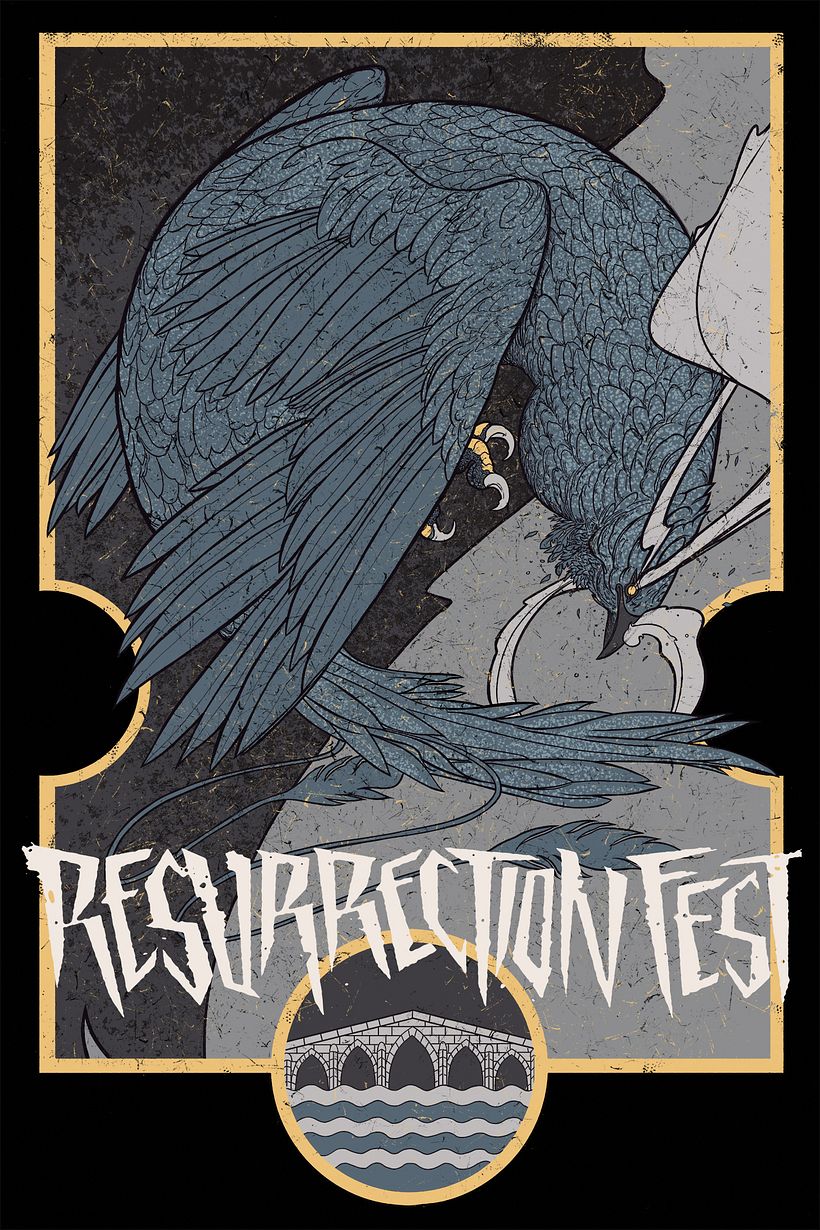 Resurrection Fest T-shirt design -1