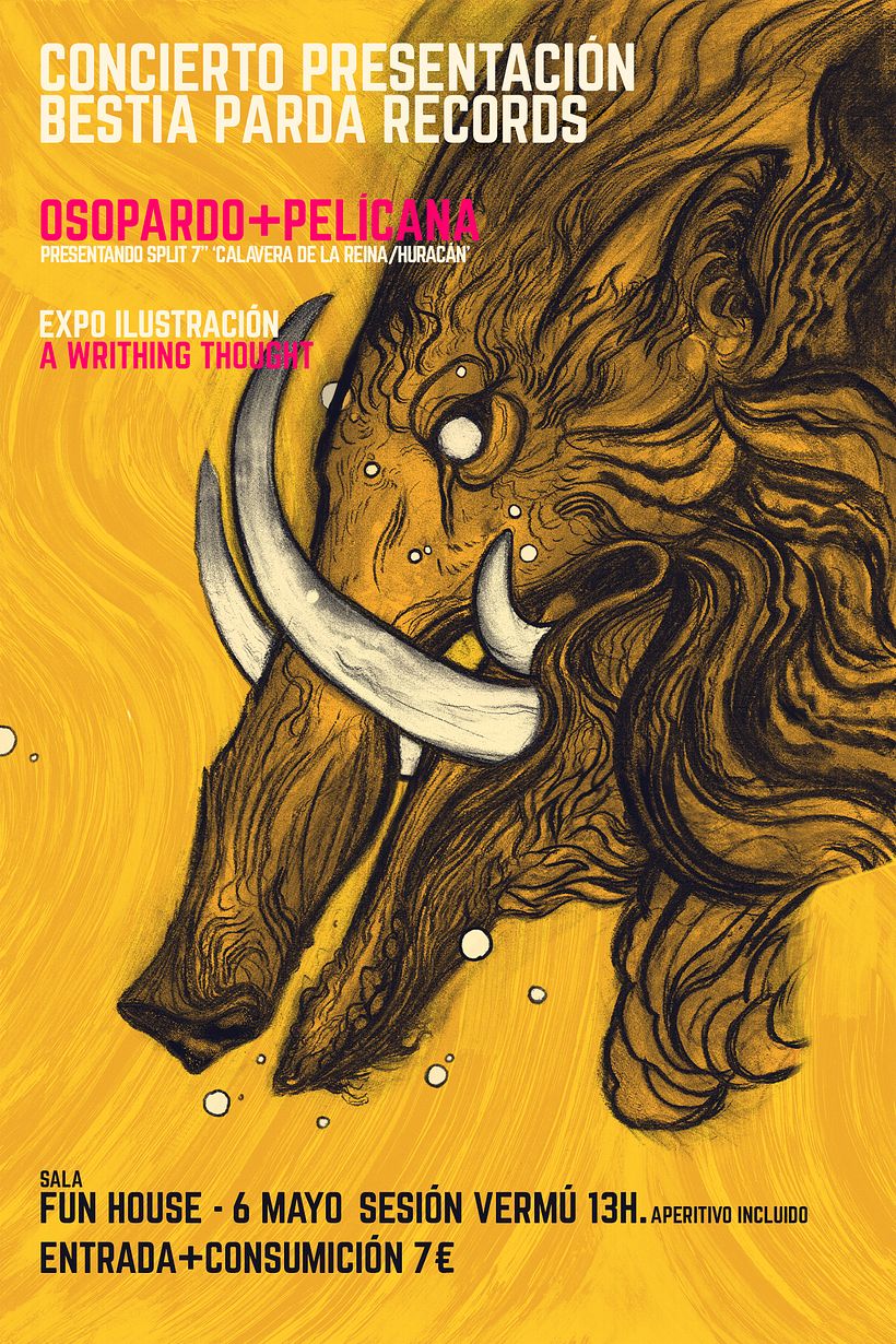 Bestia Parda poster - Ilustración tradicional