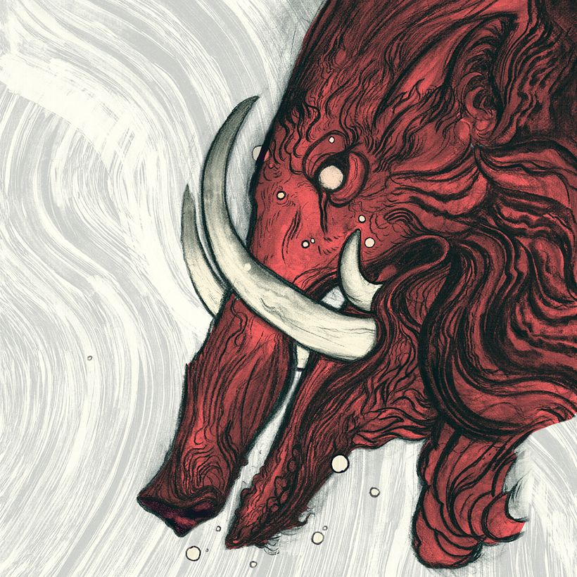 Bestia Parda poster - Ilustración tradicional