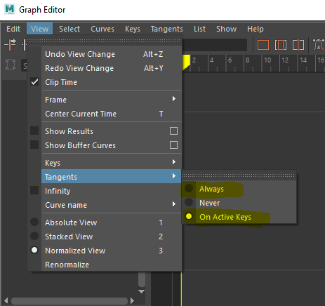 Problema con las keyframe en graph editor maya... 2