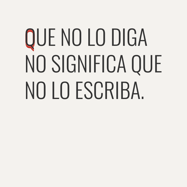 Somos lo que escribimos 1