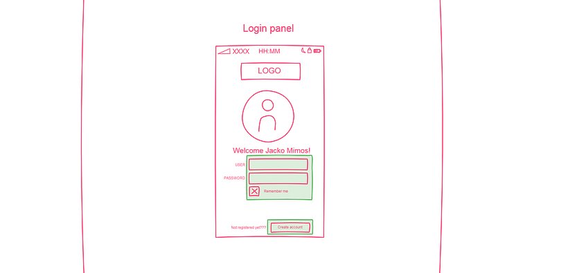 UX/UI - Mockup visual para proyecto basado en gafas AR y app de outdoor training 3