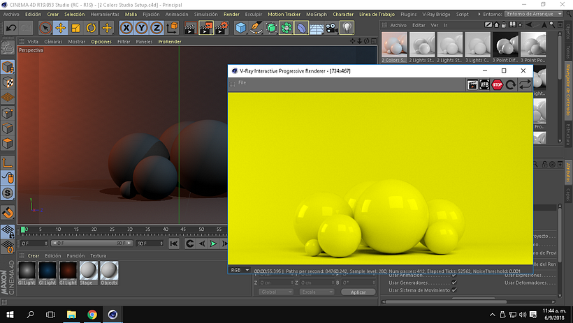 Cinema 4D y problemas en el render 1