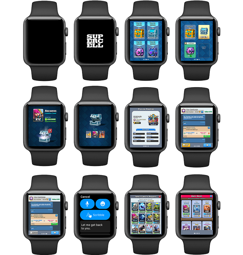 Clash Royale iWatch App 0