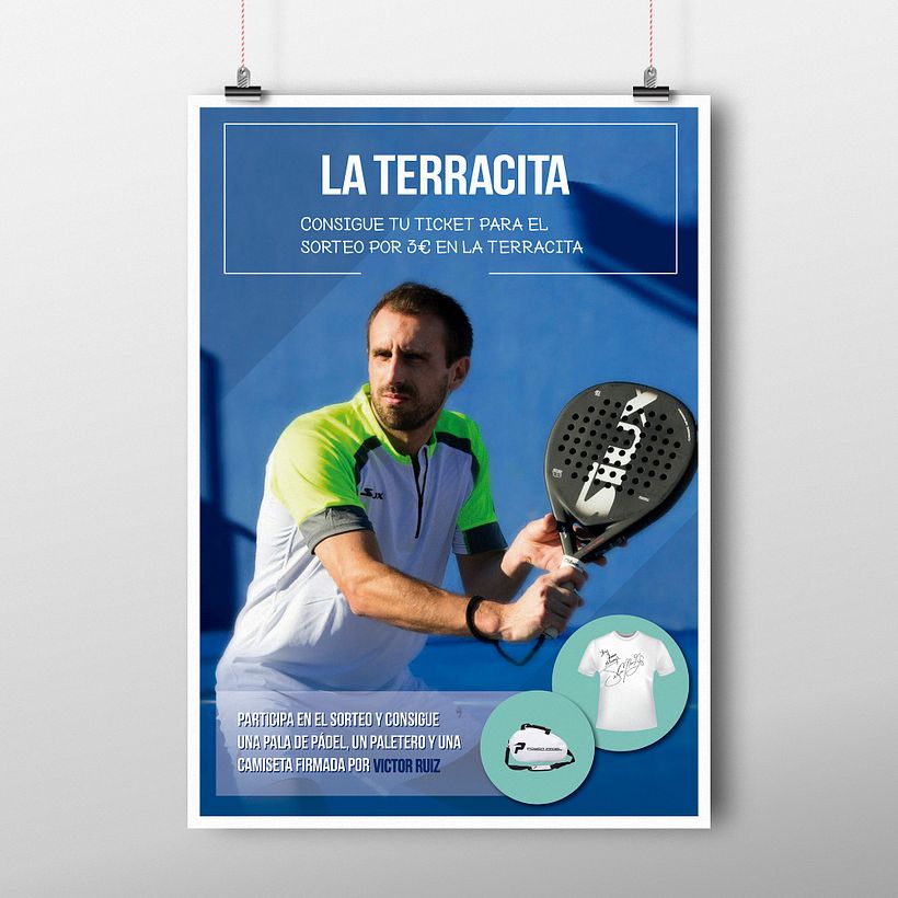 Carteles publicitarios para La Terracita Padel Club 2