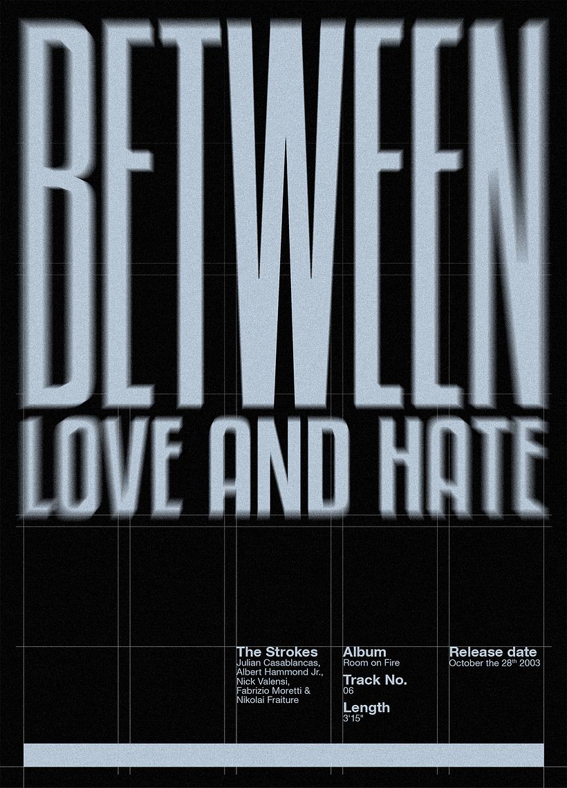 The Strokes | Posters - Projektowanie graficzne