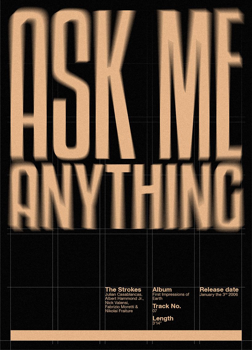 The Strokes | Posters - Projektowanie graficzne