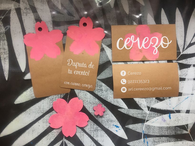 Mi Proyecto del curso: Identidad visual handmade "Cerezo" 0