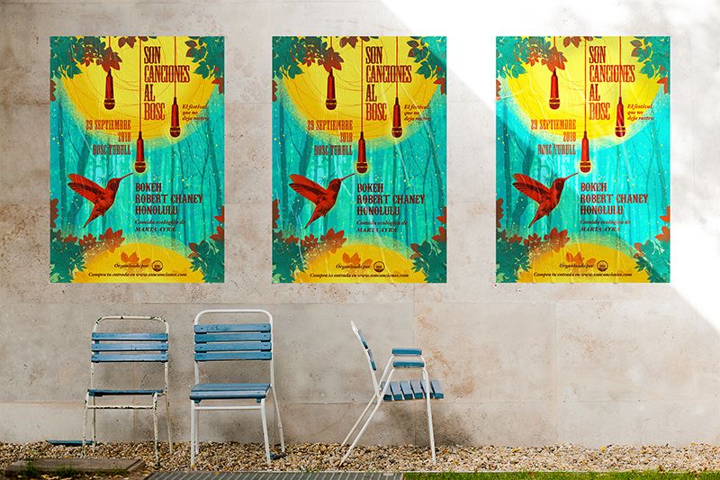 Cartel "Son Canciones al Bosc" 3