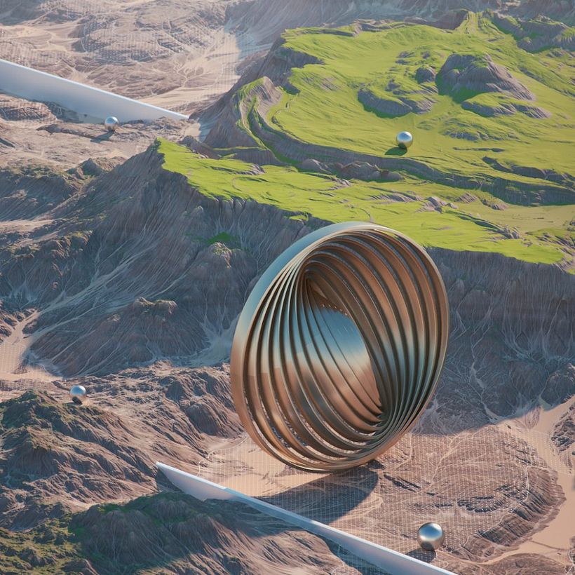 Los paisajes digitales futuristas de Filip Hodas 5