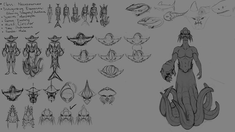 Concept Art y Diseño de Personajes - Mermay 2018 3