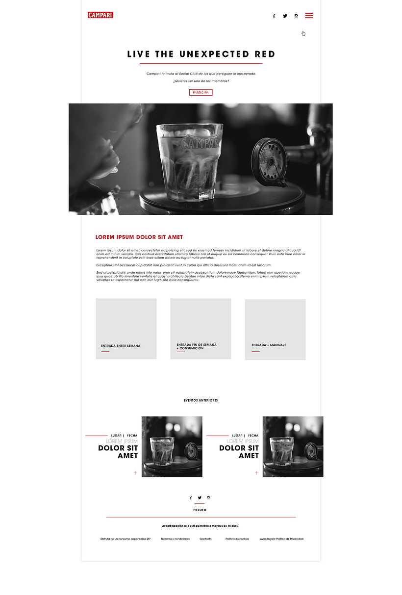 Mi Proyecto del curso: UX: Prototipado y diseño de una Landing de Evento en Axure 8 0