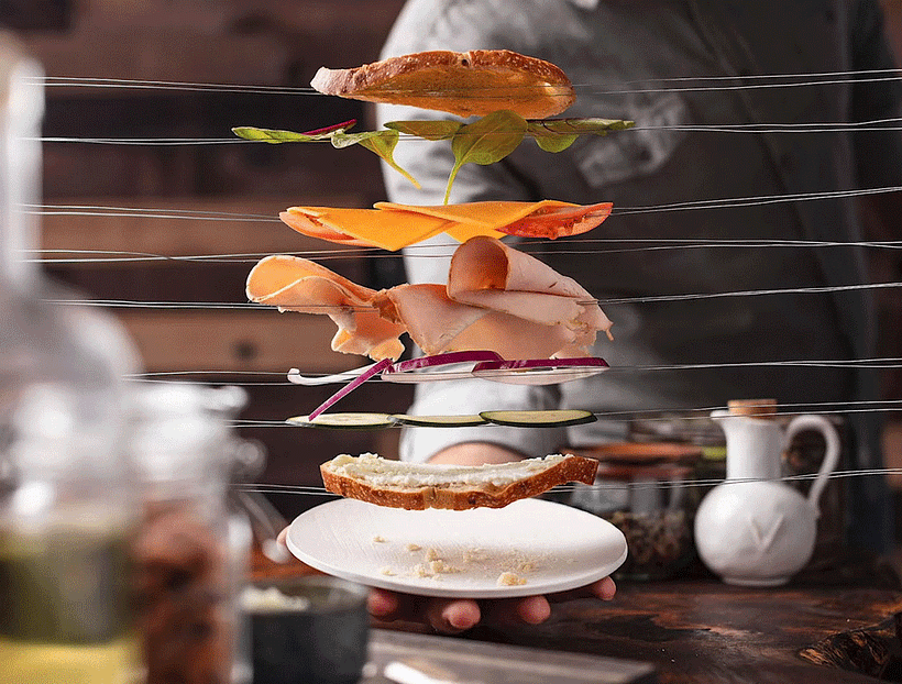 ¿Cómo fotografiar comida flotante? 3
