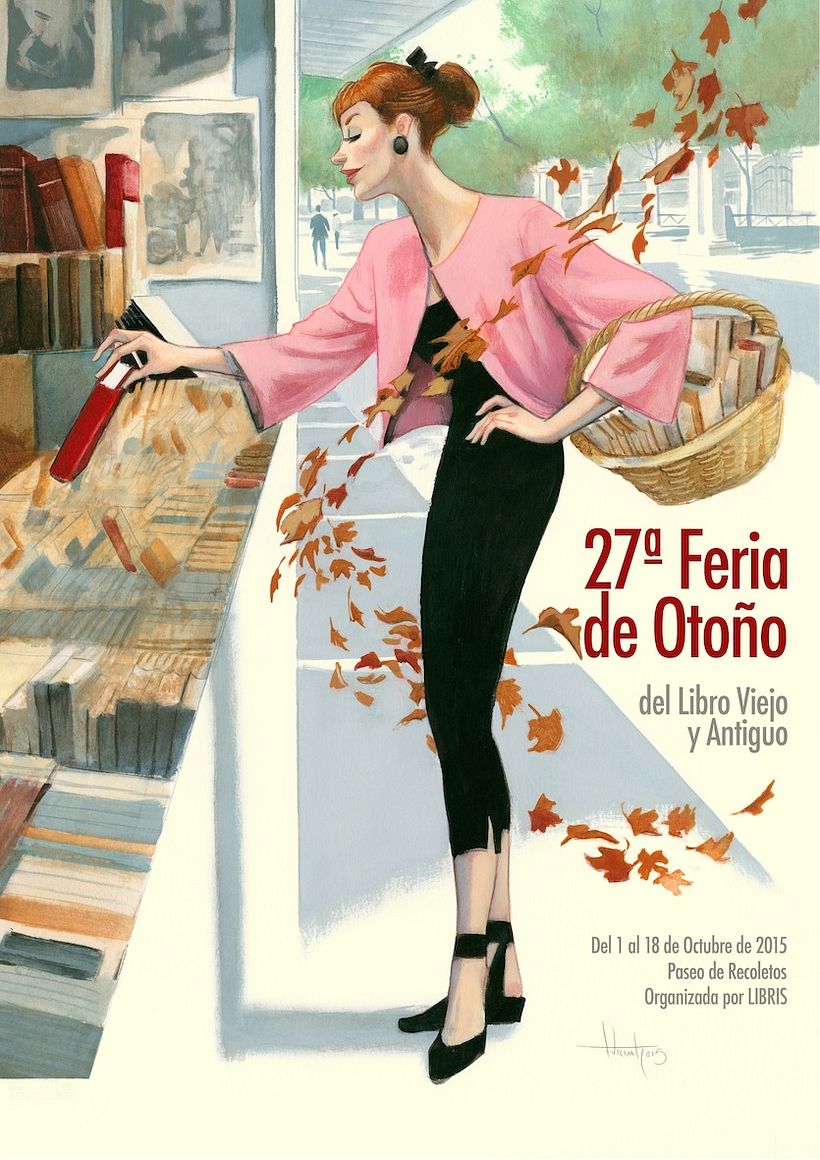 Carteles Feria de Otoño del libro Viejo y Antiguo 3
