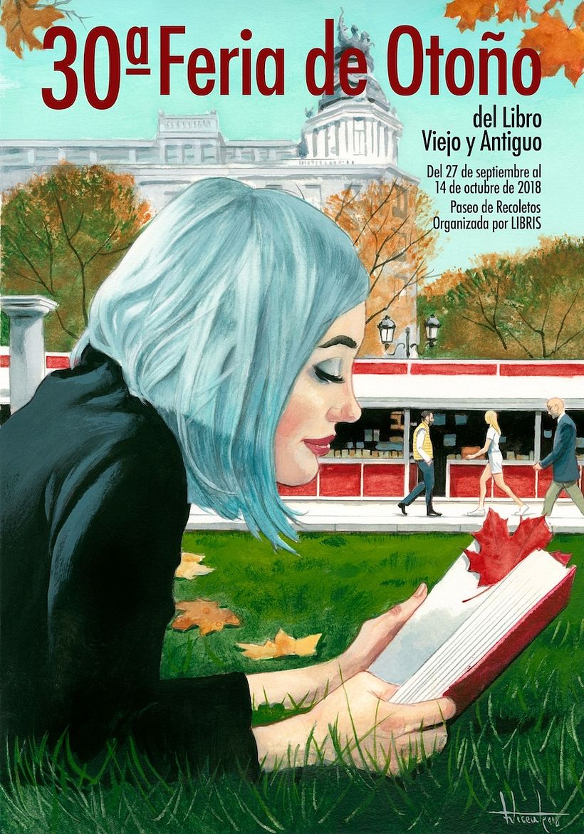 Carteles Feria de Otoño del libro Viejo y Antiguo 0