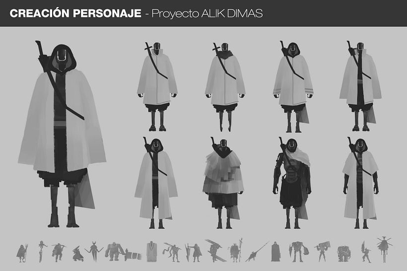 Mi Proyecto del curso: Diseño de personajes para concept art 4