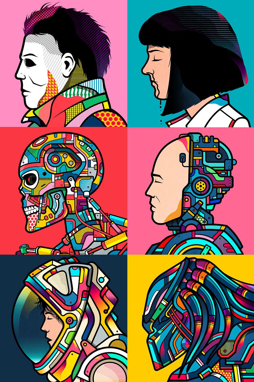 Van Orton Design: cultura pop condensada en ilustraciones technicolor 9