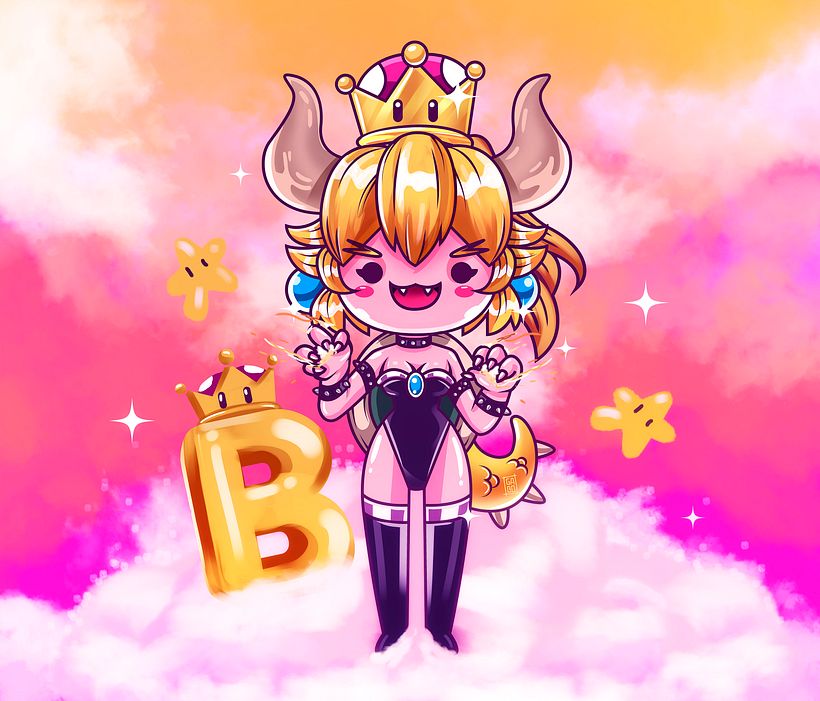 Mi Proyecto del curso: Diseño de personajes estilo kawaii 14