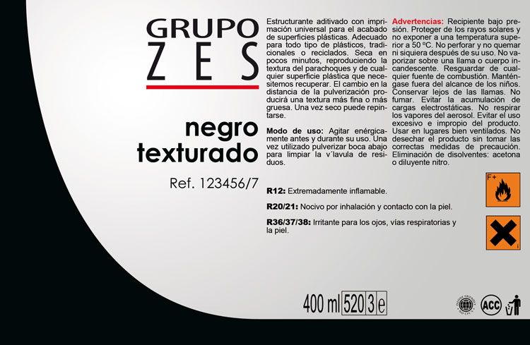 Etiquetas de productos químicos 2