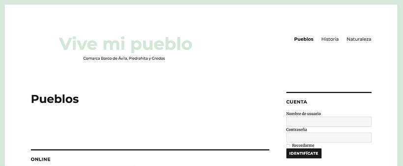 Proyecto del curso: Vive mi pueblo 3