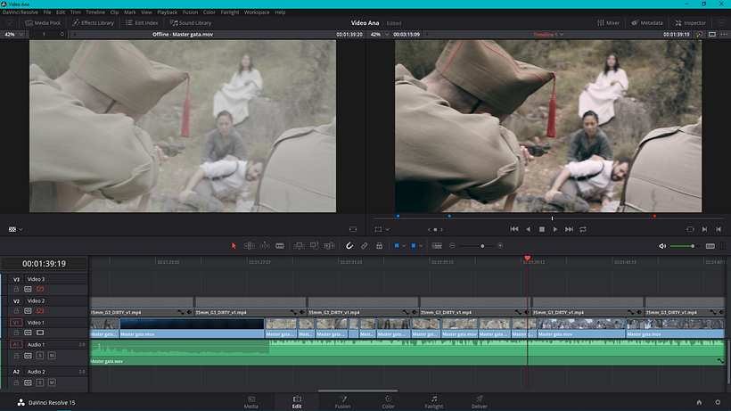 Mi Proyecto del curso: Etalonaje digital con DaVinci Resolve - Videoclip Gata Cattana Cartas que no repartí 2