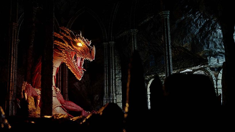 Dragon, Diseño, modelado e ilustración 3D 1