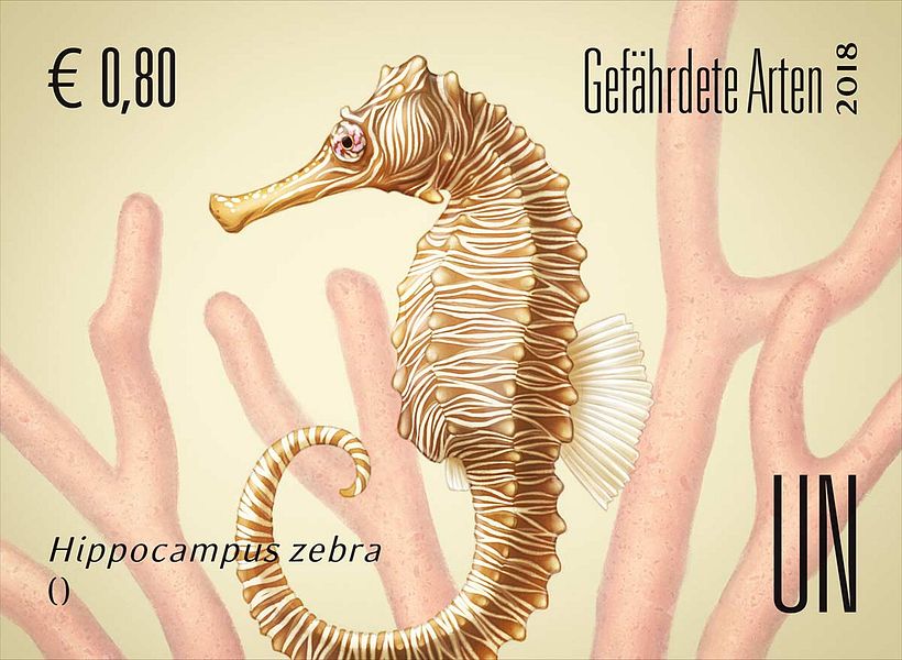 Ilustraciones sellos ONU, especies en peligro 2018 3