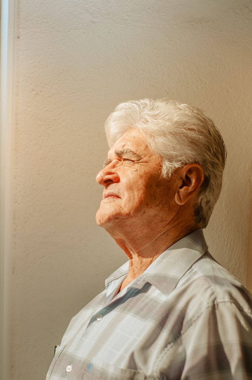 Fotografía de retrato con luz natural : Mi Padre 6