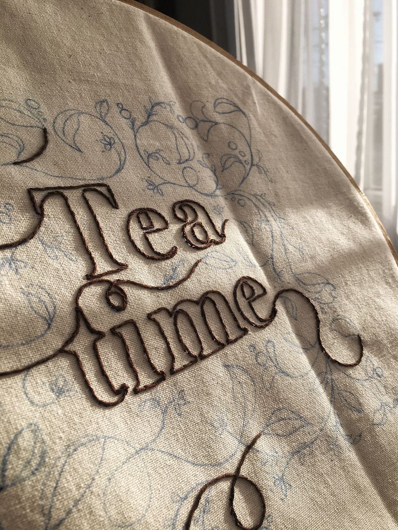 Mi Proyecto del curso: Técnicas de bordado: ilustrando con hilo y aguja 4