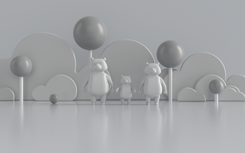 Meu projeto do curso: A família de urso por um outro lado 4