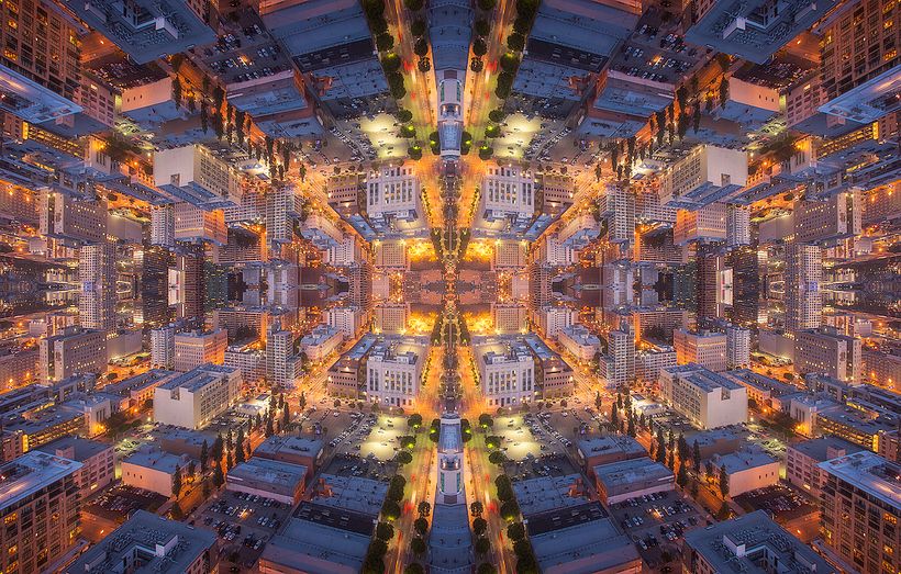 'Mirror City': Reflejos y luces en un gran timelapse 5