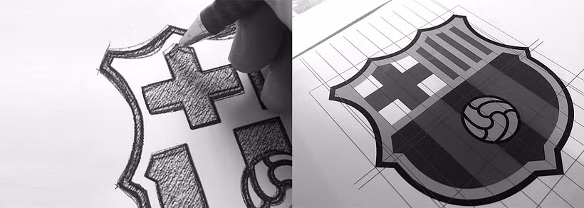 Summa diseña el nuevo escudo del Barça 7