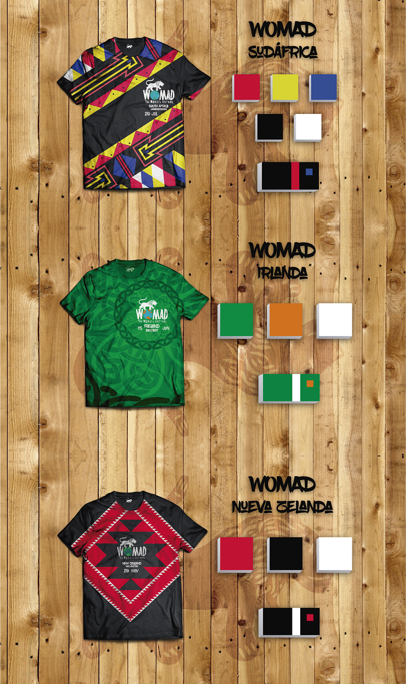 Camisetas WOMAD 2