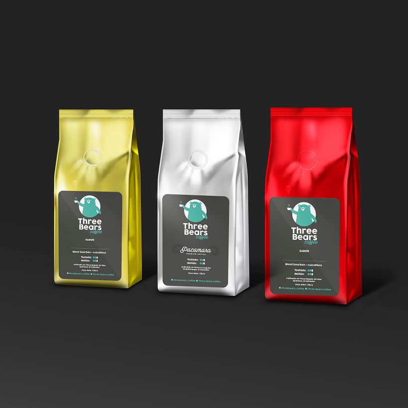 EMPAQUE THREE BEARS COFFEE 1