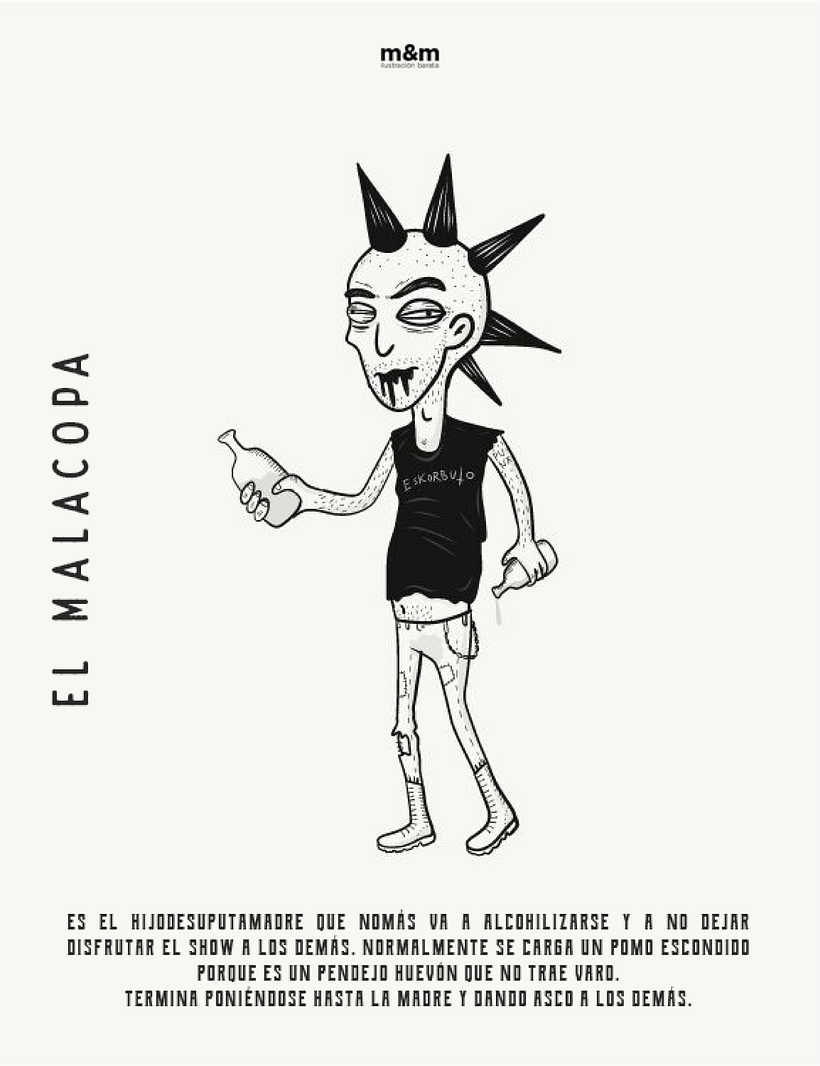 Gente que te encuentras en un toquín de Punk Rock... 1