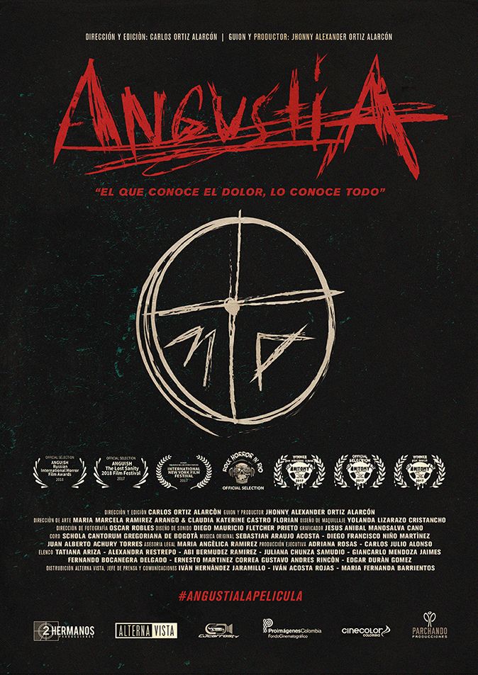 Poster for "Angustia" la película 0