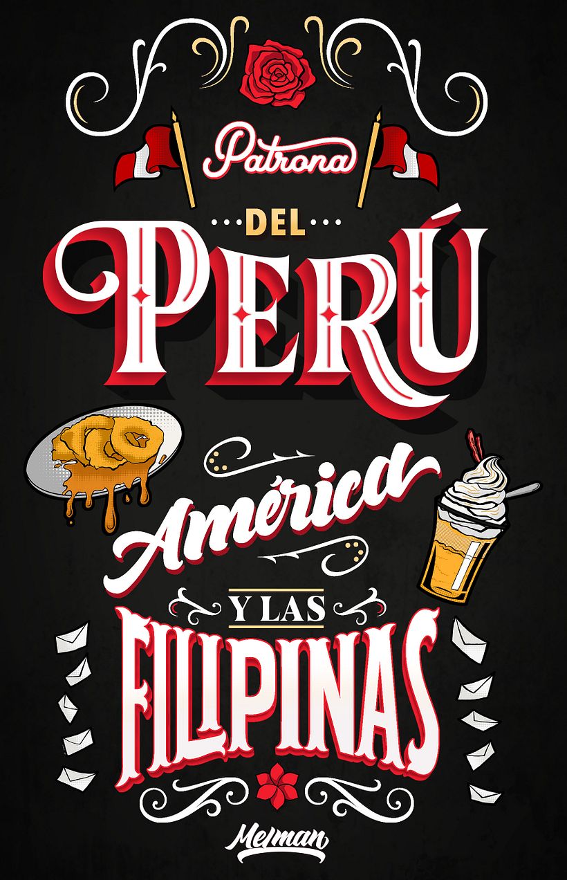 Santa Rosa de Lima - Póster  -1