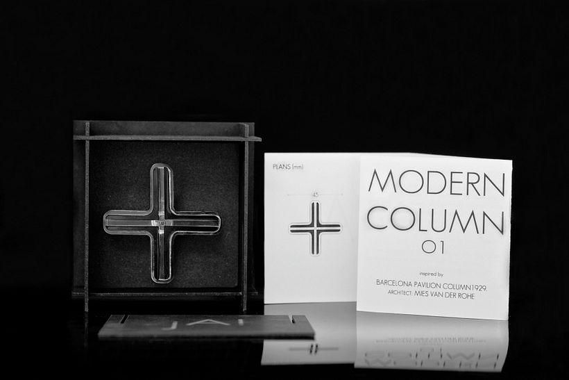 Proyecto joyería inspirada en Ludwig Mies van der Rohe de Ja-Made design 2