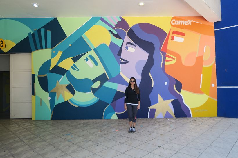 Mural Estadio Beisbol  0