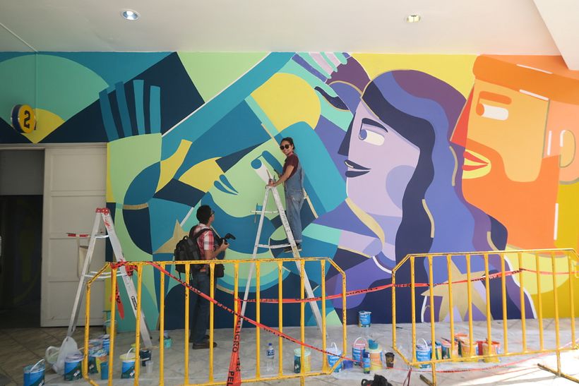 Mural Estadio Beisbol  1