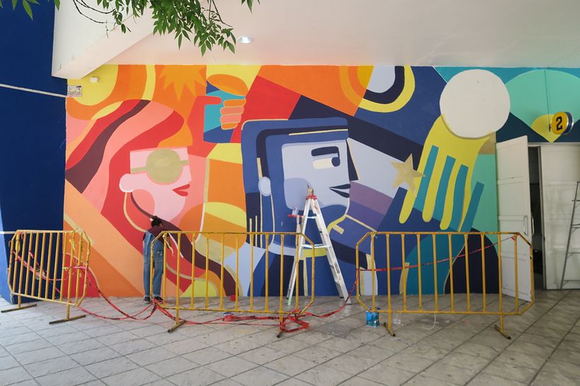 Mural Estadio Beisbol  2