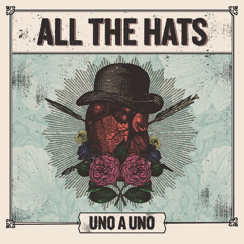 Mi Proyecto del curso: Cartelismo ilustrado | All The Hats "Uno a Uno" - Música